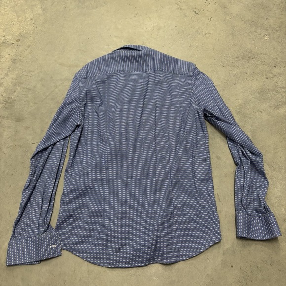 Robert‎ Graham Modern Americana Men's Long Sleeve Button Down Blue Shirt Size M - Picture 2 of 7